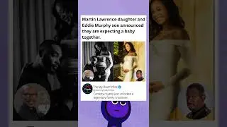 Martin Lawrence daughter & Eddie Murphy son are expecting a baby together #celebritynews #celebrity