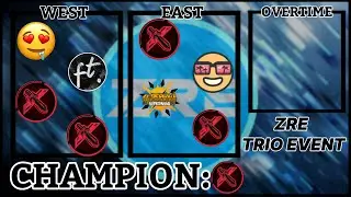 ZRE 3 Trio wins ft. Dope | ZombsRoyale.io