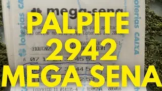 MEGA-SENA 2942: A MELHOR AN&Aacute;LISE + PALPITES QUE VOC&Ecirc; VAI VER HOJE!