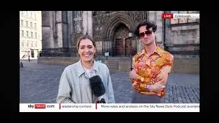 Jazz Emu live on Sky News : 03/08/2024 - Edinburgh Fringe 2024
