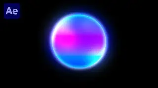 How to Make Glowing Gradient Shape in After Effects (without any plugin)