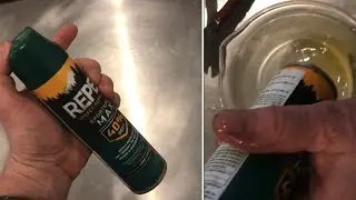 how to &ldquo;use&rdquo; insect repellent that WON&rsquo;T spray out of the can