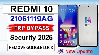 Redmi 10 Frp Bypass MIUI 14 Update || Redmi 21061119ag Google Account Bypass (Without Pc)