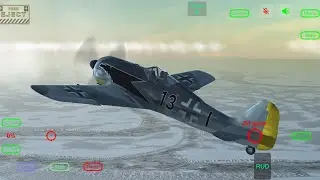 FW190-A3 vs P39 Aircobra & Lavockhin La-5 Gunship Sequel WW2 ( Android/ iOS ) 