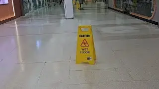Jumping Over A Wet Floor Sign And GOING VIRAL..