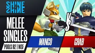 Mang0 vs Grab - Melee Singles Pools WSF - Shine 2022 | Fox vs Marth