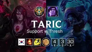 Taric Support vs Thresh - KR Master Patch 8.24