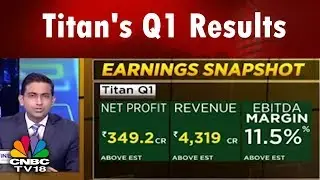 Titan's Q1 Results: Net Profit Rs 349Cr, Revenue Rs 4319Cr | #1QWithCNBCTV18