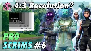 Fortnite Pro Snipe Scrims Full Match #6 w/ a 4:3 Resolution