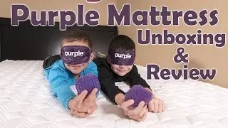 Best Mattress Of 2017? Purple Mattress Detailed Unboxing, Installation, and Review in 4K!