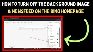 How to Turn off the Background Image and Newsfeed on the Bing Homepage