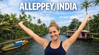 Spending a Day in Alleppey, India🇮🇳 (Backwaters, Food & Locals)