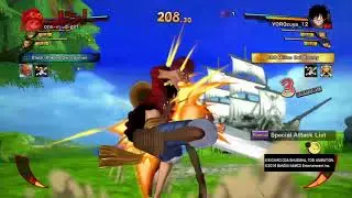 ONE PIECE BURNING BLOOD flash counter god