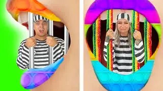 6 WEIRD WAYS TO SNEAK POP IT INTO JAIL | FUNNY IDEAS TO SNEAK ANYTHING ANYWHERE BY CRAFTY HACKS