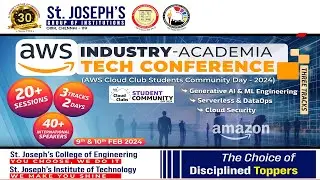 AWS Industry - Academia Tech Conference Track 3 - Day 2