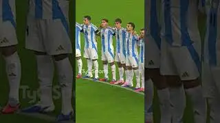 El minuto de silencio en homenaje a Miguel Russo en la previa de #Argentina ante #Venezuela.