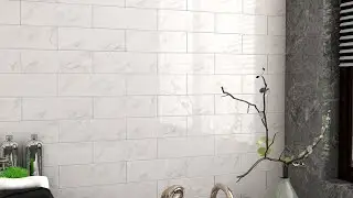 Peel and Stick Tiles for Walls Tile Stickers Waterproof Marble Tile Backsplash White