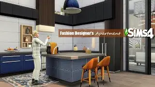 Fashion Designer's Apartment | The Sims 4 Speed Build | NO CC | Stop Motion |