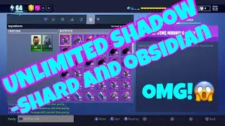 THE BEST AND EASIEST WAY TO FARM SHADOWSHARD, OBSIDIEN AND MALACHITE IN FORTNITE!!!