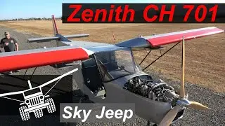 Brand New Zenith CH 701 Sky Jeep - First Test Flight!