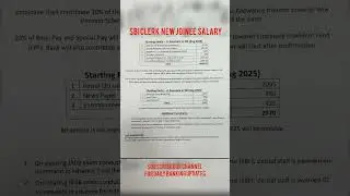 SBI clerk new joinee salary #sbiclerk #sbipo #ibpspo #bankerslife #aspirants