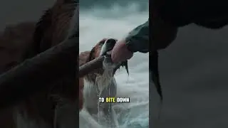 Dog was stuck in river