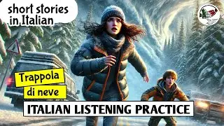 Learn Italian through stories - TRAPPOLA DI NEVE - Improve Italian ITALIAN LISTENING PRACTICE