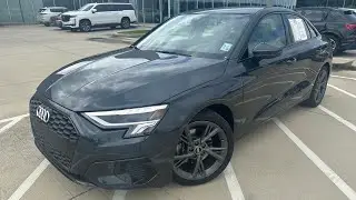 2024 Audi A3 black optic