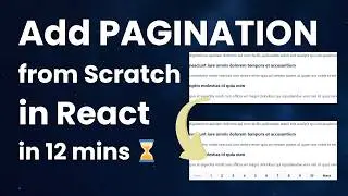 React Pagination from Scratch: Real API, Machine Coding Round 📃🧑‍💻 #pagination #reactjs
