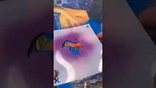 He spray painted at Target! 😲