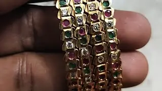 free gift 🎁 98/-one gram gold original bangles collection booking number 9948939093