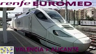 RENFE EUROMED / VALENCIA - ALICANTE / SPANISH TRAIN TRIP REPORT