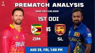 ZIM vs SL 1st ODI Match ANALYSIS, Who Will Win? SL vs ZIM 1st ODI Match, PLAYING 11, PITCH REPORT