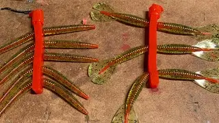 Tyger&rsquo;s Lures Shooting Watermelon Red Core shoot. WOW.. Awesome color. 