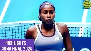 COCO GAUFF/KAROLINA MUCHOVA/BEST MATCH HIGHLIGHTS/CHINA FINAL 2024