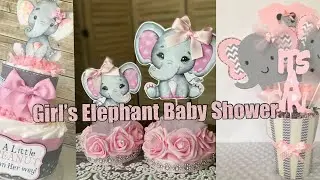 Girl&rsquo;s Elephant Baby Shower Ideas/ DIY Decor, Treats, and Much More!!