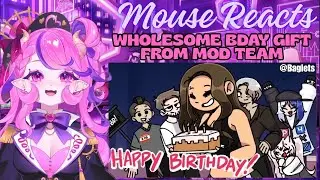 Mouse Gets a Wholesome Birthday Animation from Her Mods (Made by @Baglets )