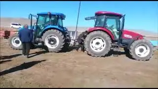 NEW HOLLAND TD100D VE BAŞAK 100 LÜK ÇEKİŞMESİ
