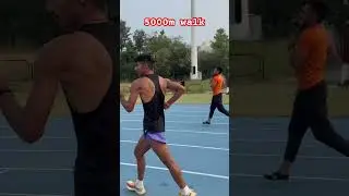5000m walk #athletes #viralvideo