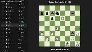 French-Classical: Adolf Huber (2072) vs Boban Bozinovic (2114)
