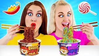 Spicy vs. Sweet Food Challenge