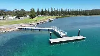 Wagonga Inlet Living Shoreline 2024 Narooma New South Wales Australia with DJI Mavic 3