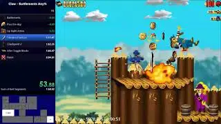 Claw - Level 2 - Battlements any% glitchless speedrun in 2:00.80 (WR)
