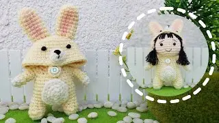 How To Crochet Rabbit Costume | Amigurumi Tutorial | Animal Costume | SpringDay DIY