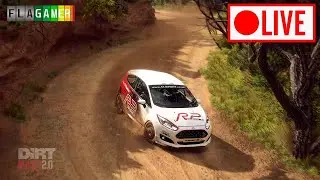 Flagamer destruindo o carro de Rally em Dirt Rally 2.0 AO VIVO