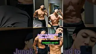 jungkook bts new photos when he was at military service gym #jungkook#bts2025#kpop#bts#jk#trending