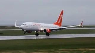 Sunwing 737-800 Landing at YVR