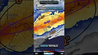 ❄️ The NORTHEAST is about to get absolutely DUMPED ON with Snow #snow #weather #storm