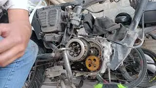 Cómo cambiar discos de embrague Motomel S2 150cc?? Parte 1/2 (DESARMADO)