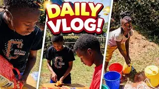 No Kitchen, No Gas &ndash; Boys Cooking Fish in the Village